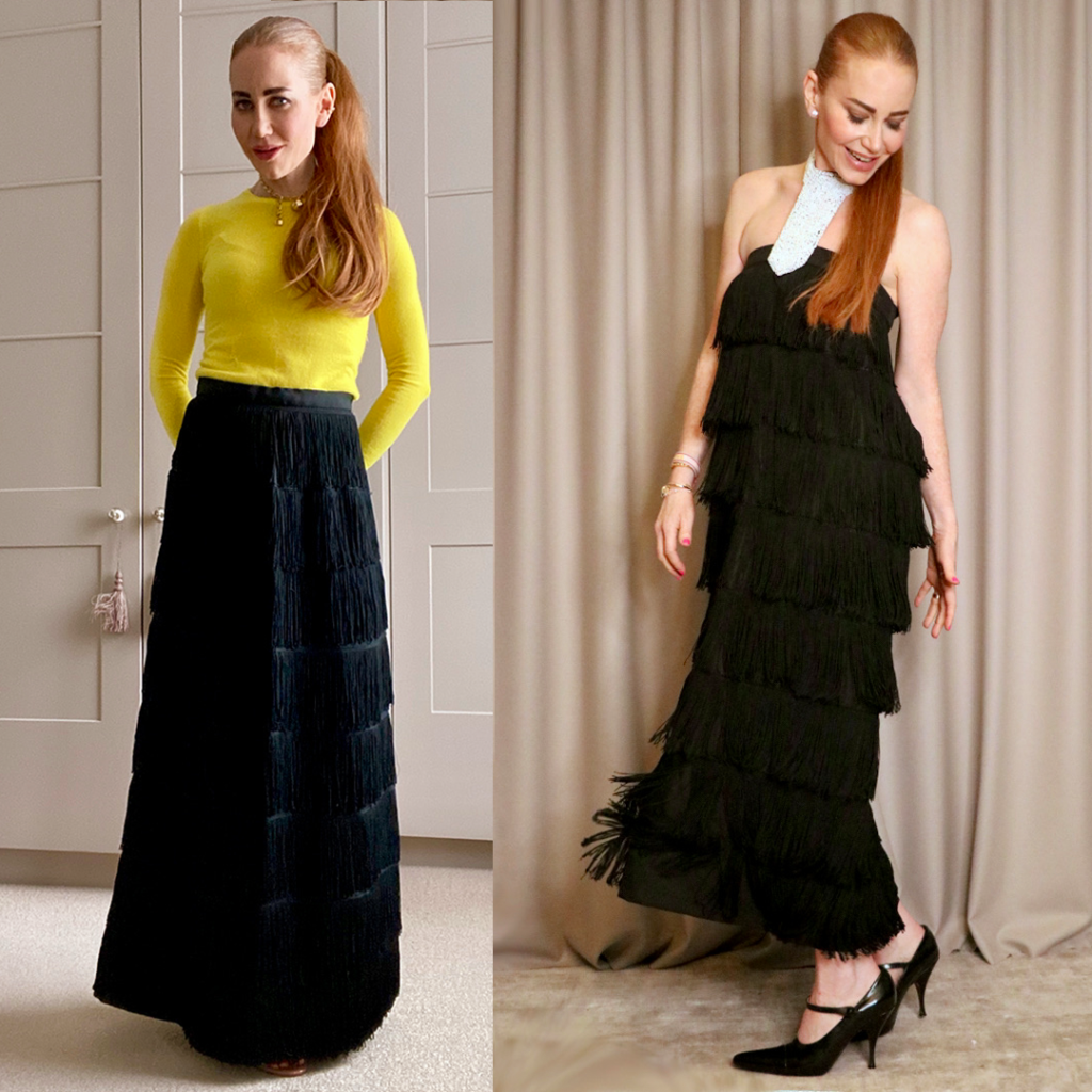 How to Turn a Skirt into a Dress Converted Closet