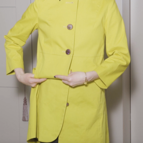 Kate McGuire shows how to convert a coat to a jacket - Converted Closet