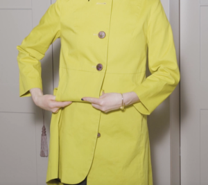 Kate McGuire shows how to convert a coat to a jacket - Converted Closet