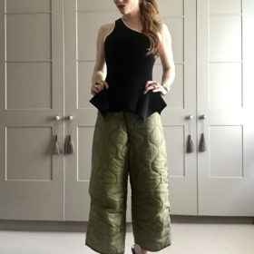 Vintage sleeping bag trousers